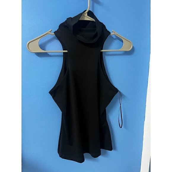 Susan Monaco Black Sleeveless Turtle Neck, Layering, Work Attire, Casual Top, S - Picture 1 of 5